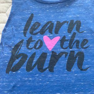 Burn Bootcamp Blue - Learn to Love the Burn - Size M
